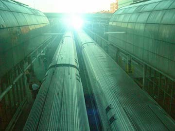 Amtrak's Carolinian arrives at Union station