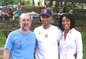 Richard with Marvin and Sarah Richards